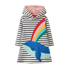 Load image into Gallery viewer, Whale For A Rainbow Dress
