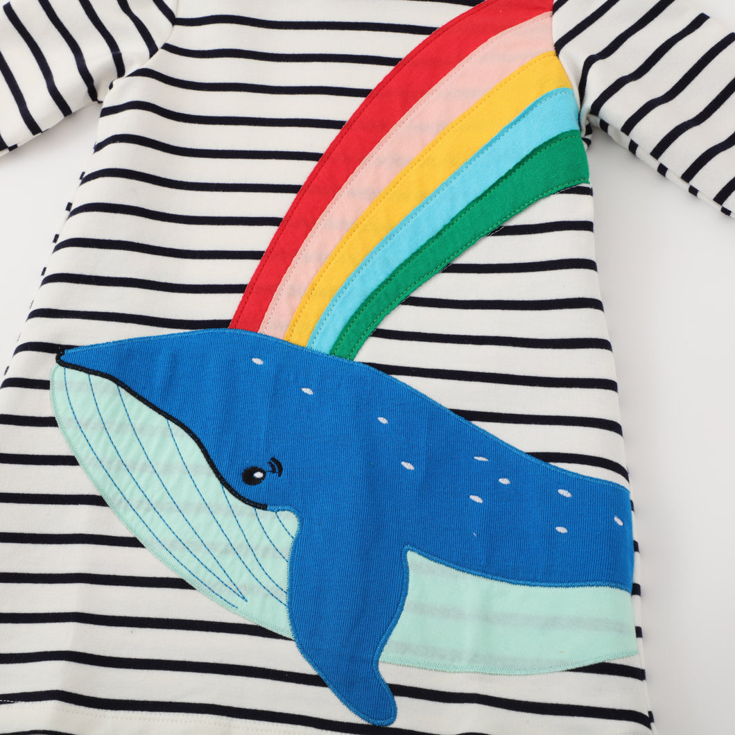 Whale For A Rainbow Dress